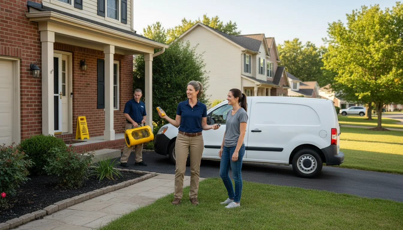 Residential water damage restoration in Mosby, MT